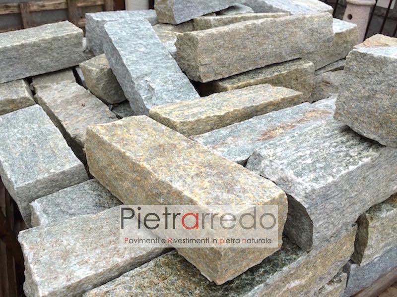 blocchi binderi pietra luserna prezzi costi pietrarredo milano lastre selciati pavimento giardini