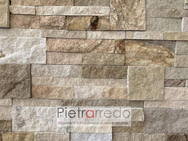 stone wall arenaria scozzese pietrarredo milano costo offerta colore beige marrone per pareti e facciate