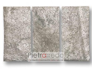 Foglio pannello flessibile pietra naturale silver impiallacciature mobili pareti slate lite radica