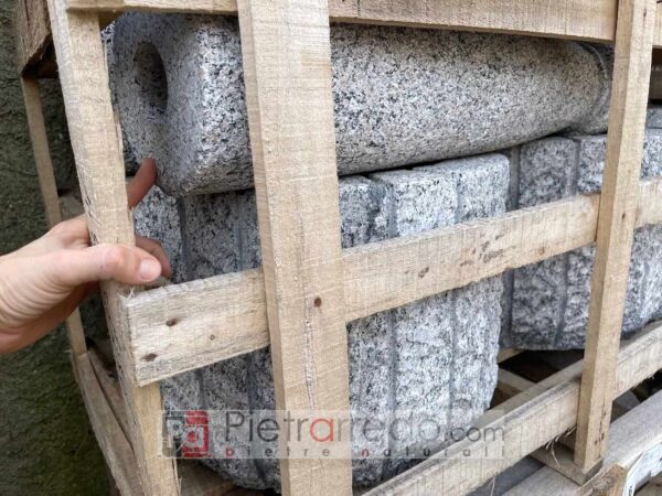 Preis- Bodenbrunnen aus echtem, unzerstörbarem Granit-Pietrarredo-Stein mit Gartensäule aus Stone