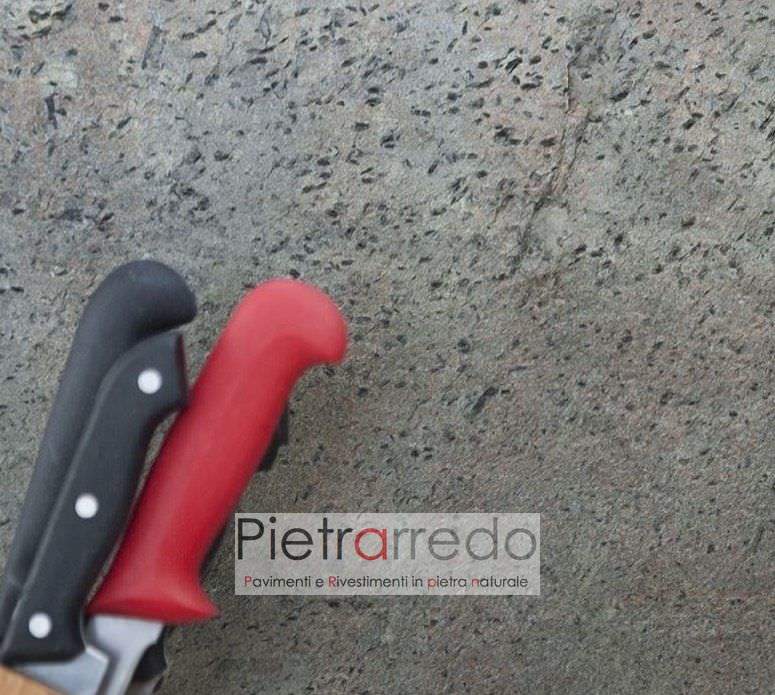 cucina rivestita con foglio pietra mobili radica formica ardesia costi prezzo pietrarredo milano