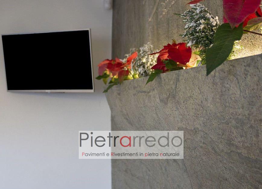 fioriere rivestite con pietra slate lite flexstone pietrarredo milano ardesia sottile costi