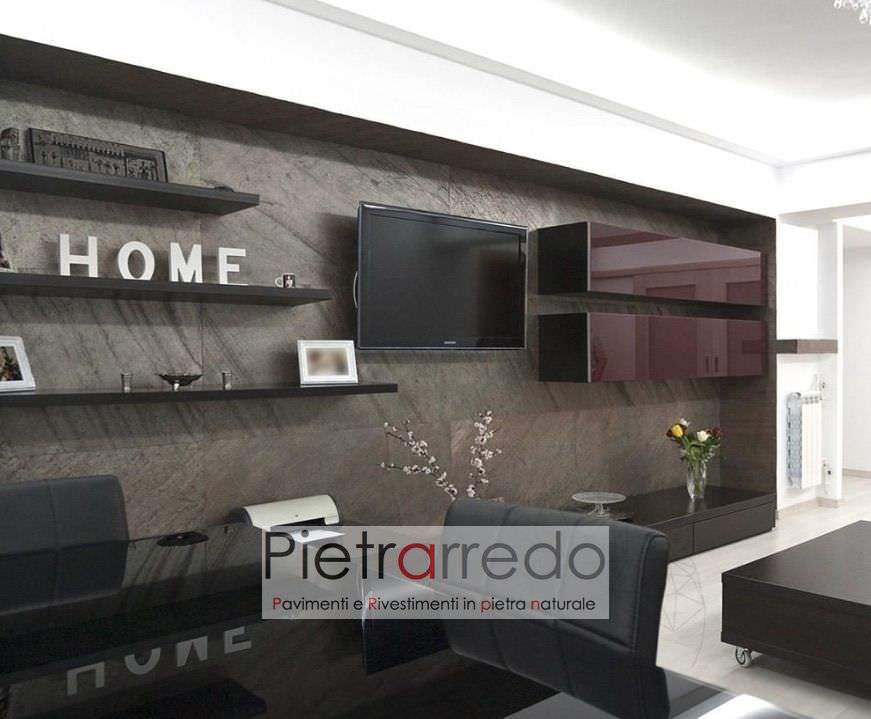 parete in ardesia sottile flessibile 2 mm pietrarredo milano costi e prezzo