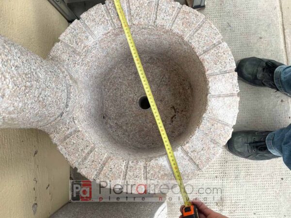 pink granite fountain price from floor pietrarredo milan italy warehouse stock discounts onsale