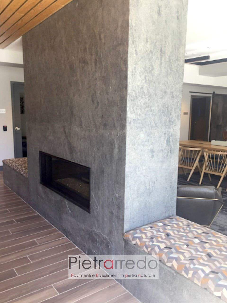 rivestimento pietra flessibile leggera spessore 2 millimetri prezzo silver flexstone nanostone pietrarredo milano