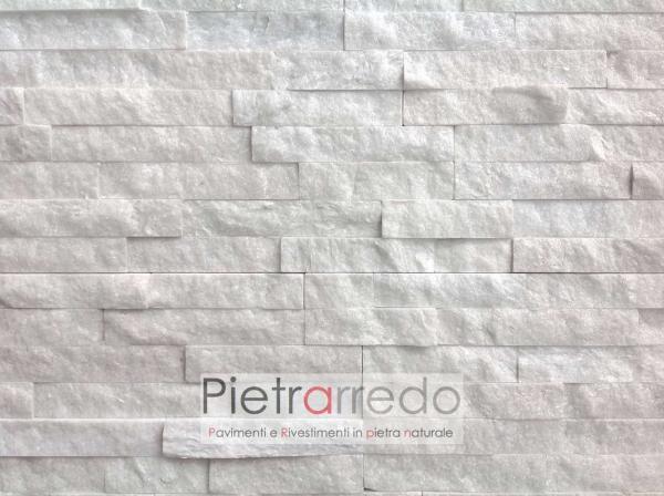 rivestimento-pietra-quarzite-bianca-offerta-prezzo-pietrarredo-milano-€43-metro quadro-white-brillantinata-lucccicante-pietrarredo