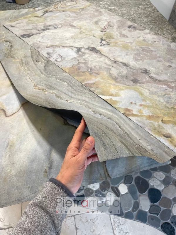 stone sheet flex veneer price autumn pietrarredo Milano Italy on sale