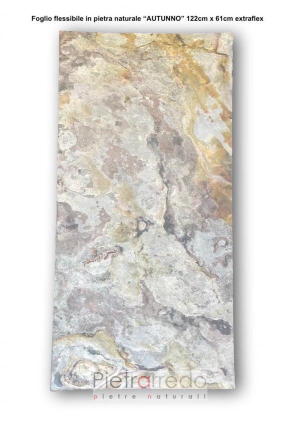 vendo foglio flessibile in sasso pietra flex stone cladding autumn price pietrarredo