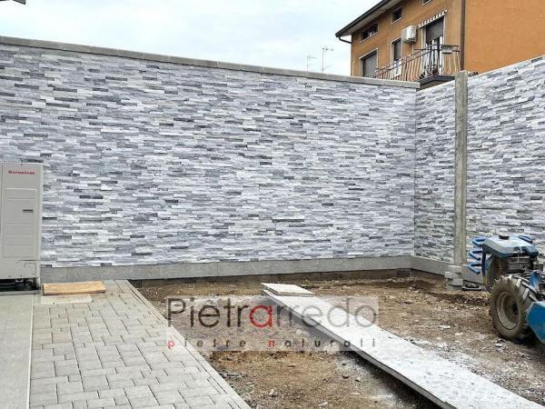 rivestimento in pietra quarzite ghiaccio pietrarredo milano stone cladding white ice prezzi price