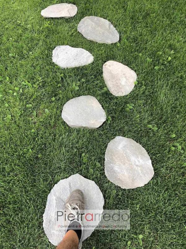 offerta passo giapponese camminamento aiuole stone garden zandobbio pietrarredo milano beola quarzite offerta prezzo