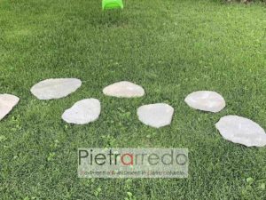 passi giappponesi quarzite grigia brasiliana offerta prezzo giardini orientali sasso stone deco garden pietrarredo milano