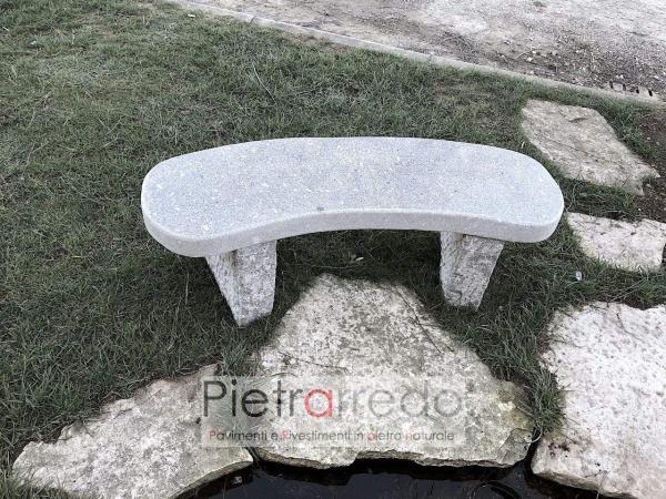 bench granite stone garden onsale pietrarredo italy price garden