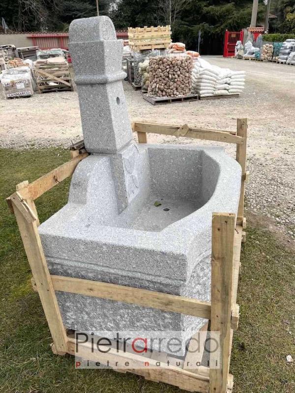 offerta e prezzo fontana grande convasca dsa giardino granito pietrarredo