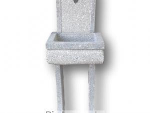 on sale fontanella lavandino in granito grigio bocciardato prezzo pietrarredo milano