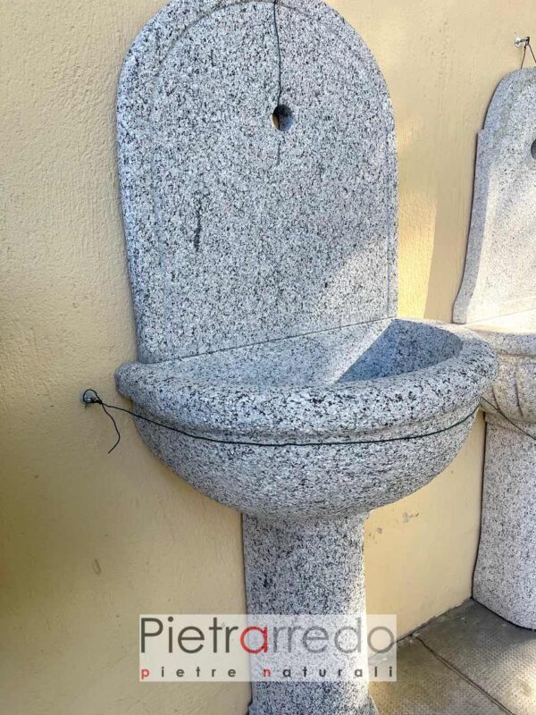 wall fountain granite sink italian natural stone price pietrarredo costs