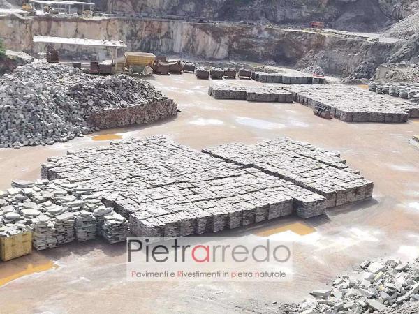 stock pavimenti in pietra naturale porfido viola offerta mosaico palladiana cava pietrarredo milano