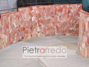 pavimento e rivestimento in quarzite rosa brasiliana offerta stock prezzi mq pietrarredo milano