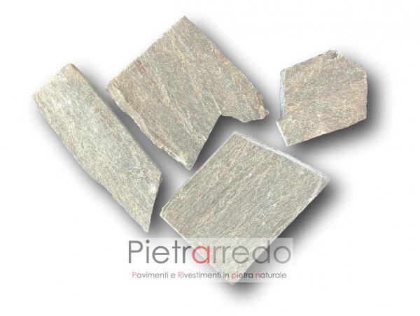 pietra serpentivo verde da pavimento mosaico palladiana opus prezzo costi pietrarredo