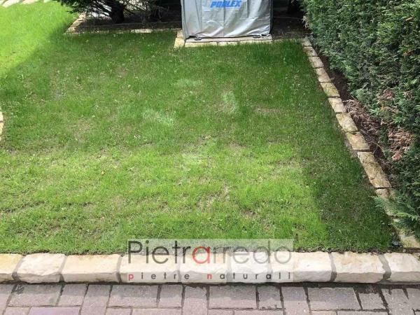 prezzi per blocchetti aiuole pietrarredo mattoncino arredo giardino bianchi prezzo