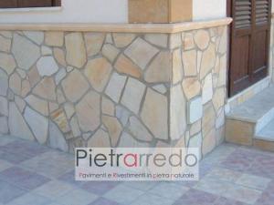 rivestimento parete in quarzite brasiliana gialla sottile palladiana 1 cm pietra pietrarredo milano prezzo costo offerte