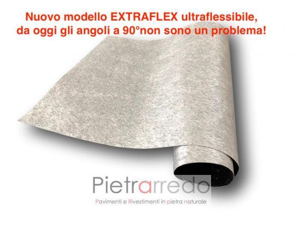 foglio flessibile radica silver stone veener prezzo offerta costi, pietra mobili sottile pietrarredo