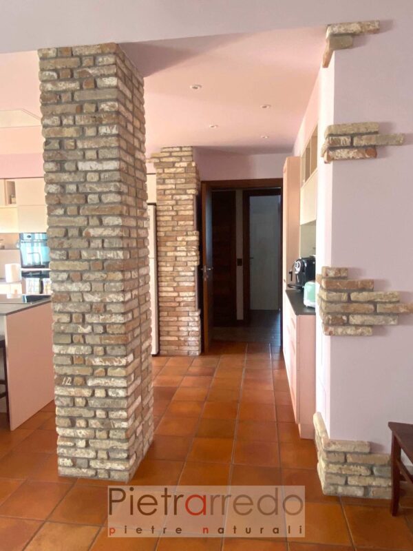 offer old antique bricks for walls and cladding price pietrarredo italy