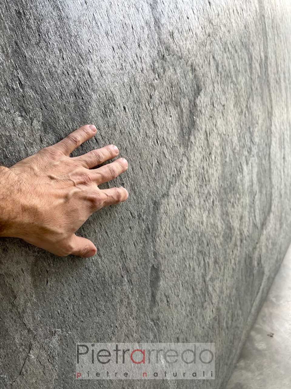 Verkleidung eines flexiblen Steins unter 1 mm silbergrau grau pietrarredo cost italystone