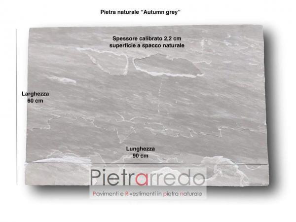 misure e formati autumn grey kandla prezzo e costi offerta pietrarredo pavimento zandobbio lastre