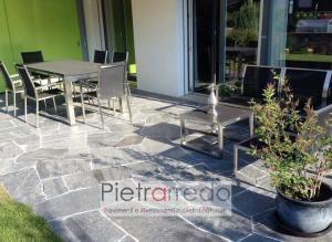 pavimento in beola svizzera vallemaggia graver sasso mosaico opus giardino offerta pavimentazione esterna