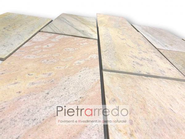 pavimento per spa centro benessere terme elegante quarzite brasiliana atermica antiscivolo prezzo costo pietra