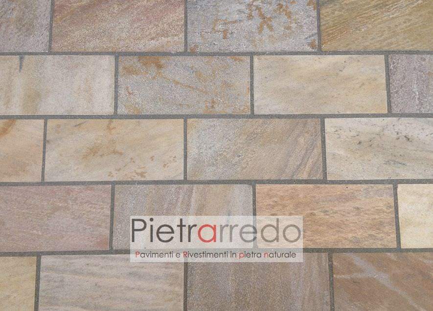 pavimento per spa piscine centri benessere costi quarzite brasiliana rosa gialla prezzo offerte cave gontero pietrarredo