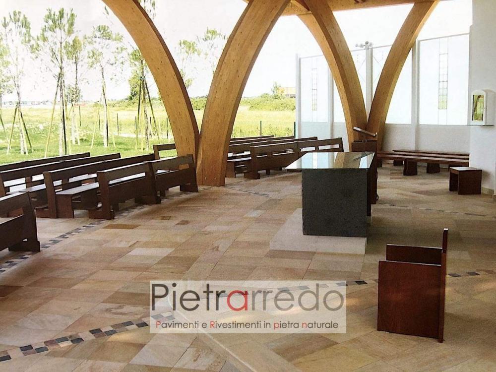pavimento spa centro benessere piscine quarzite brasiliana pietra rosa gialla prezzo costi milano pietrarredo