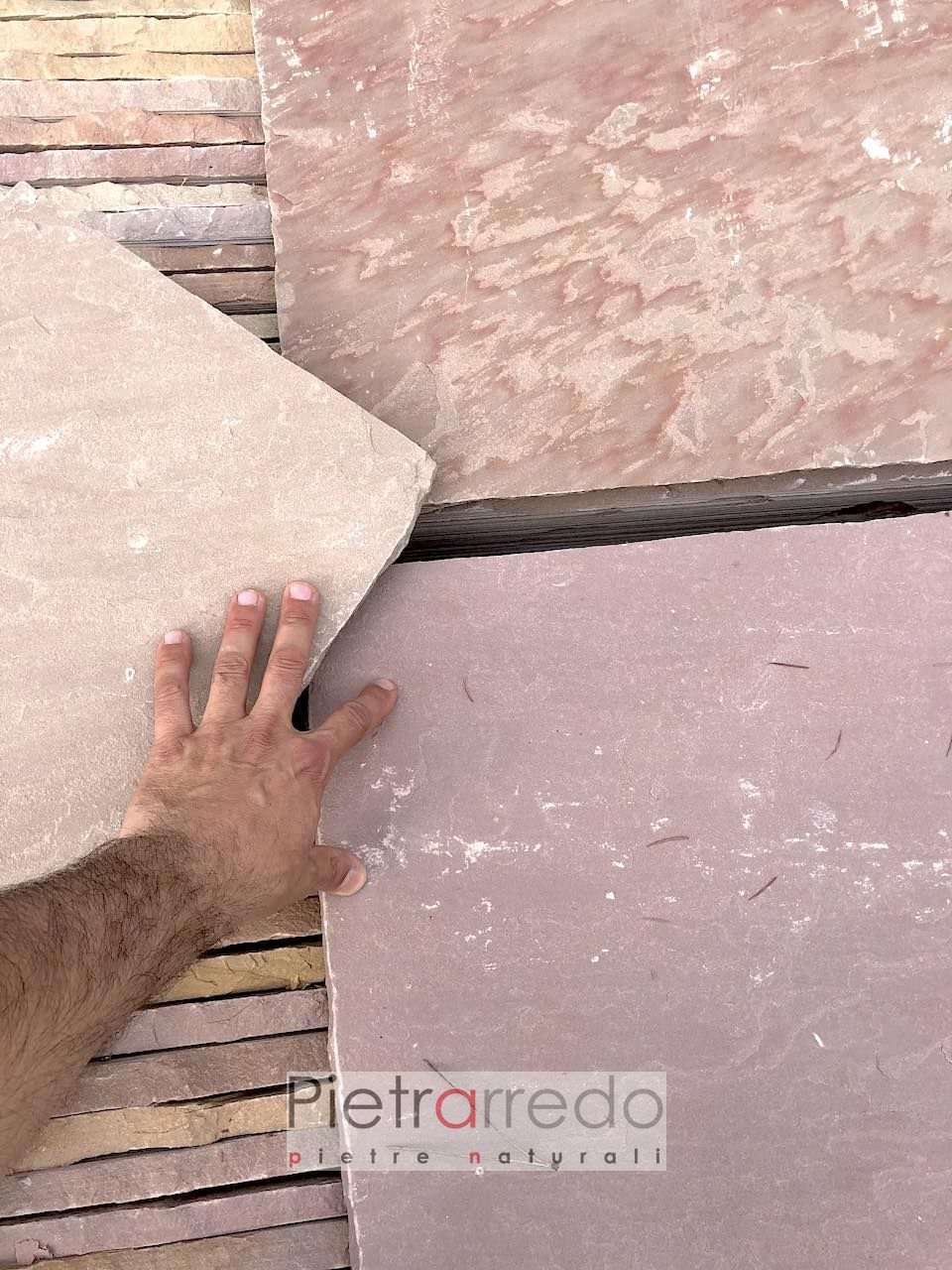 pietra arenaria modak colori prezzi pietrarredo milano pavimenti 60x90