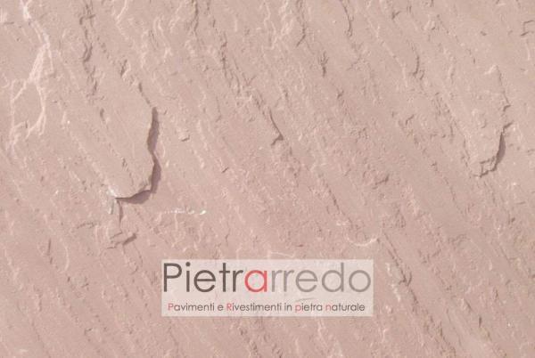 stone on sale sandstone pink modak prezzo costi pavimenti sasso esterni pietrarredno milano