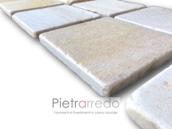 pavimento e piastrelle in pietra naturale quarzite brasile quadrate per mosaici spa saune centro benessere costi piascine pavimenti pietrarredo