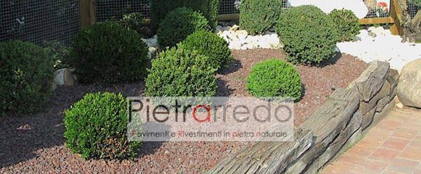 decorazione giardini in lapillo vulcanico rosso prezzo e offerte pietrarredo milano arredo zen giapponese giardini