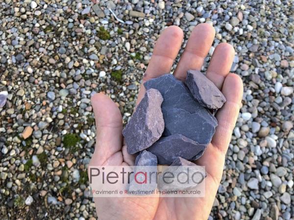 prezzo sacco di ardesia viola per giardinaggio prati decorati in pietra stone garden city granulati zandobbio prezzo zen giapponese milano pietrarredo