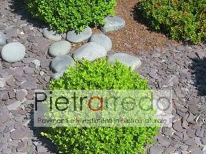 scaglie in ardesia viola per arredo giardino stone garden prezzo costi pietrarredo milano granulati zandobbio stone city