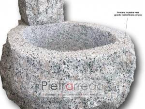 fontana vedova in sasso pietra mila pietrarredo milano prezzo milano pietrarredo giadinaggio stone garden price