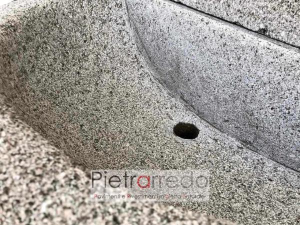 granite syone grey fountain pietrarredo milano impero prezzi offerta sasso fatta a mano con decorazioni