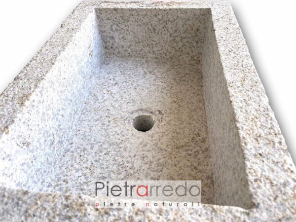 hand made sardinian granite sink pietrarredo price offer prezzo italia