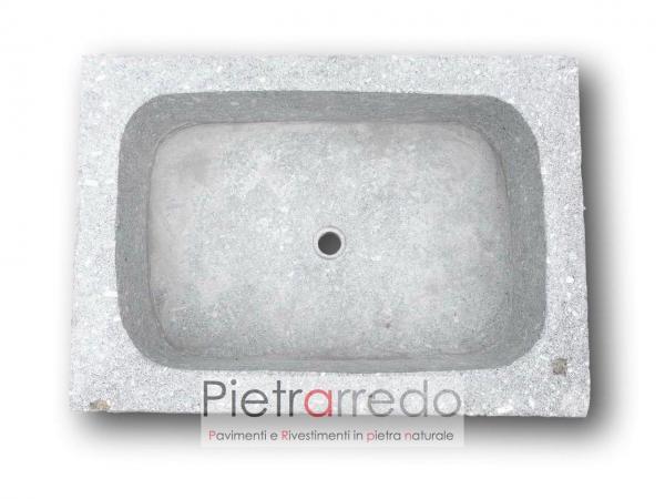 vasca e lavandino lavello vaschetta in pietra granito offerta prezzo elegante rusctica per cicina rustica prezzo pietrarredo