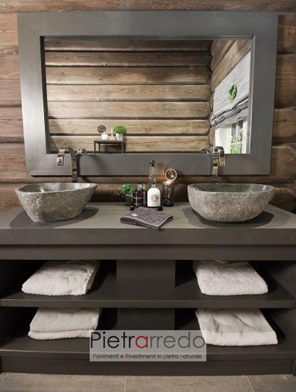 Lavandini in pietra per arredo bagno, eleganti pezzi unici prezzo -50%