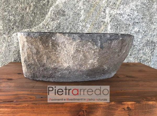 offerta pietrarredo pietra lavandino sasso roccia costi prezzo oferta sink stone bathroom