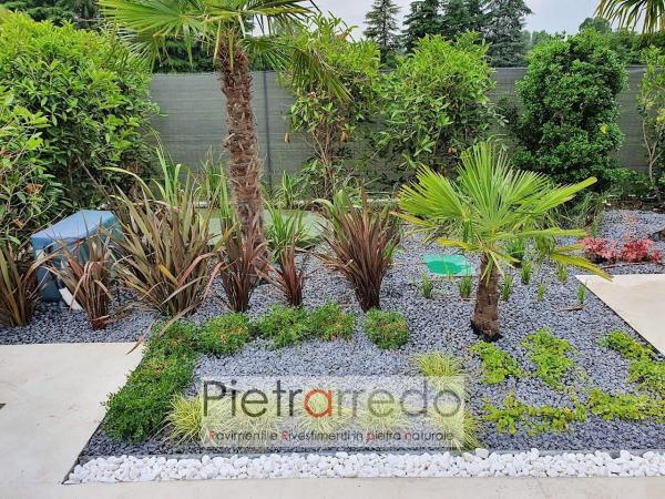 offerta stone garden pietrarredo pietra sassi ciottolo decorativo nero ebano giardini giapponesi costo prezzo