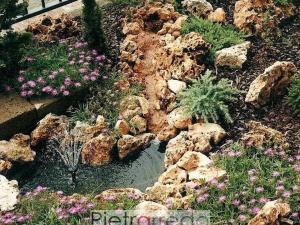 stone garden roccioso pietra giardino prati dislivelli sassi beige con buchi offerte pietrarredo garden