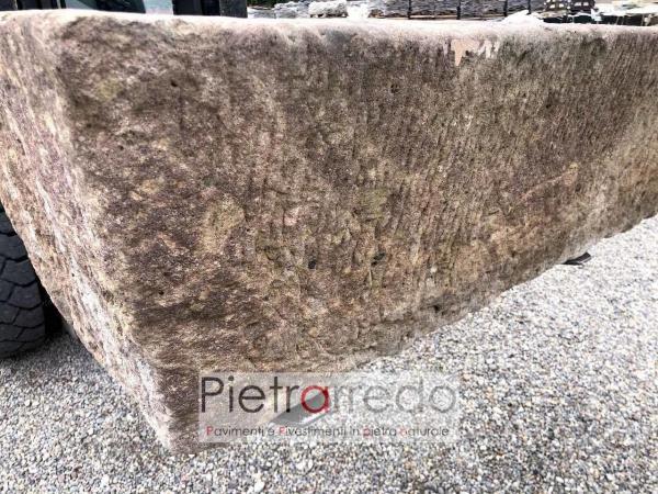 vasche trogolo mangiatoia grandi lavatoio vecchio pietra granito sasso abbevveratoio animali pietrarredo milano stone garden