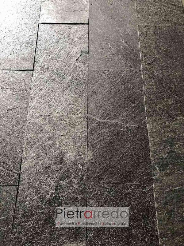 lastre in pietra basso spessore sasso grigio scuro pietrarredo milano pavimento e rivestiento prezzo costo silver grey