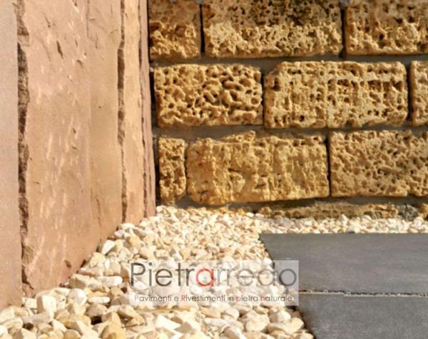 ciottolo pebbles giallo mori beige marroncino arredo giardino decorazioni aiuole prezzo costo zandobbio pietrarredo milano