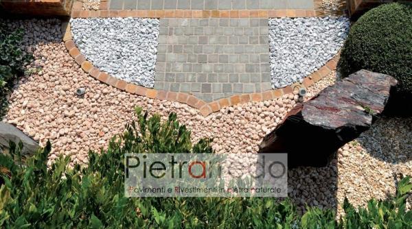 ciottolo rosso verona prezzo 15 25 mm tondo arredo giardino prezzo sacco pietrarredo milano stone garden